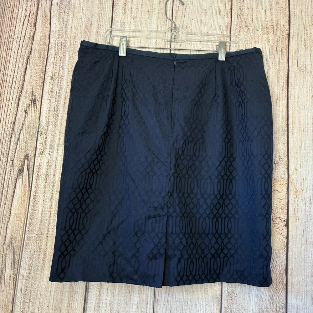 J.McLaughlin Womens Pencil skirt navy size 14